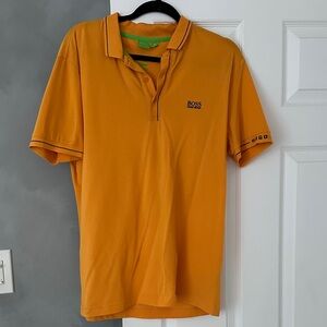 Hugo Boss Vibrant Orange Polo Shirt